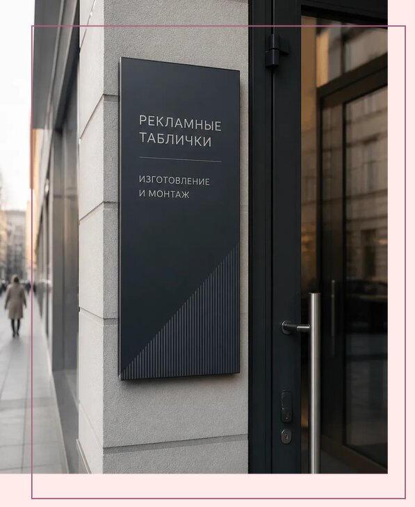 Рекламные таблички в Пугачёве по цене от 4572 р. | Аванза-Пгч