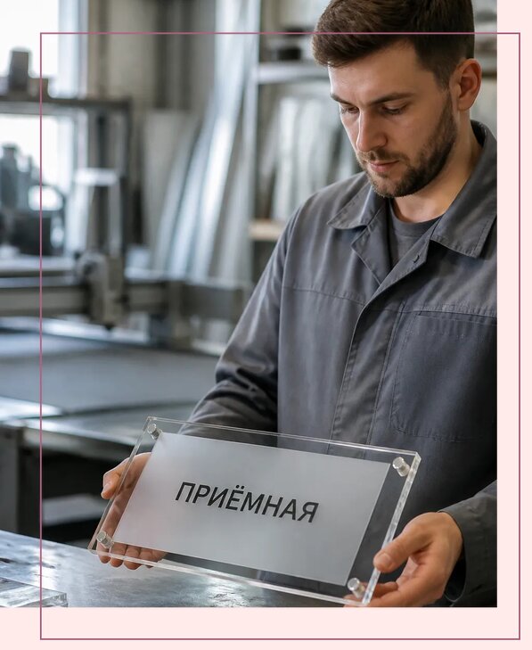 Таблички из оргстекла на заказ в Пугачёве от 3962 р. | Аванза-Пгч